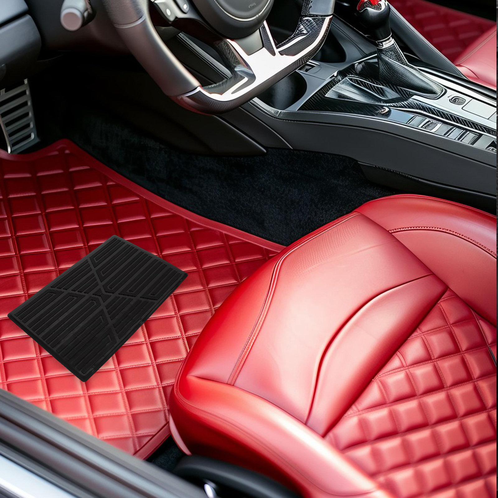 Car Floor Mat Rubber - Усиленная резиновая защитная накладка для ремонта