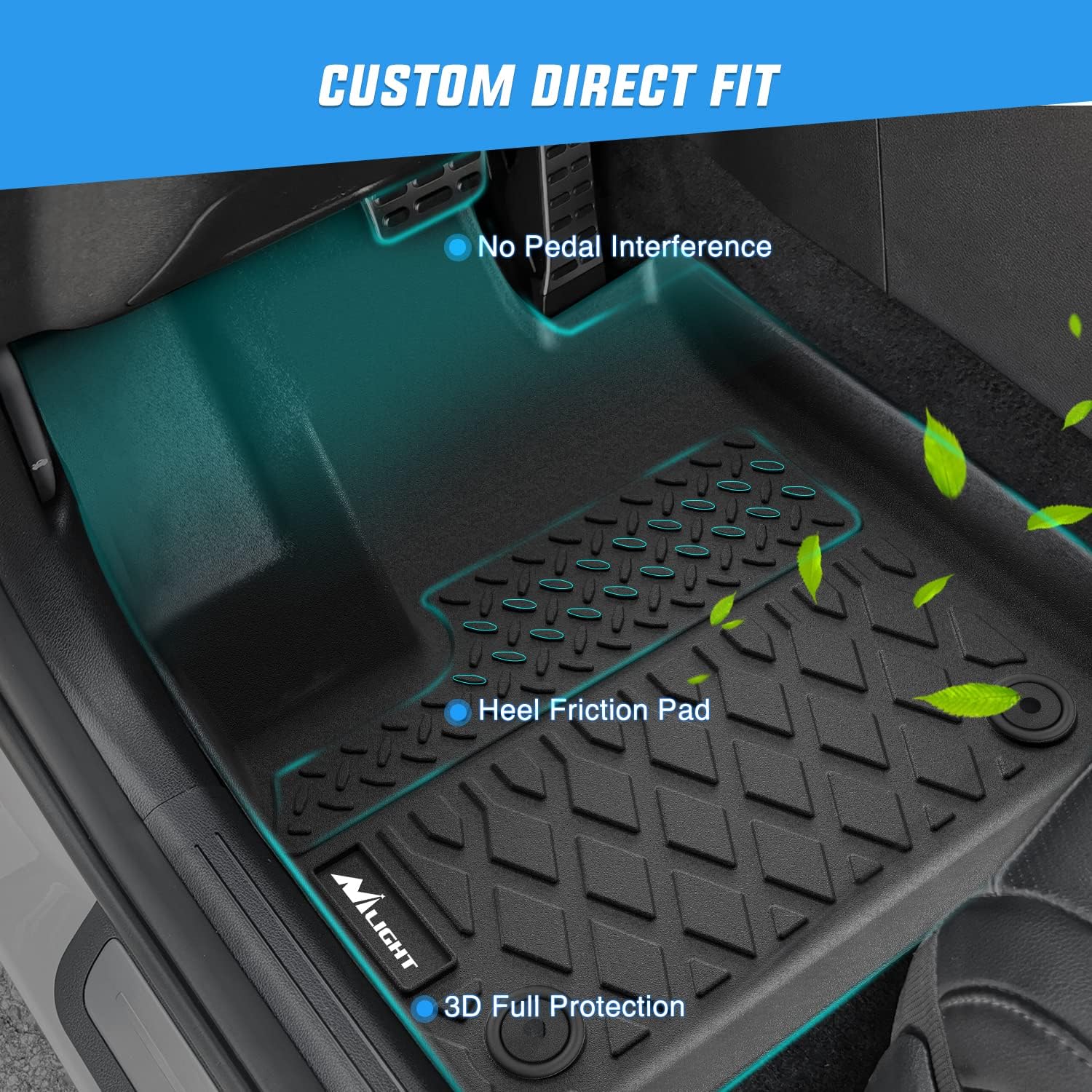 Автомобильные коврики Nilight  – обзор и цена Car Floor Mat Rubber