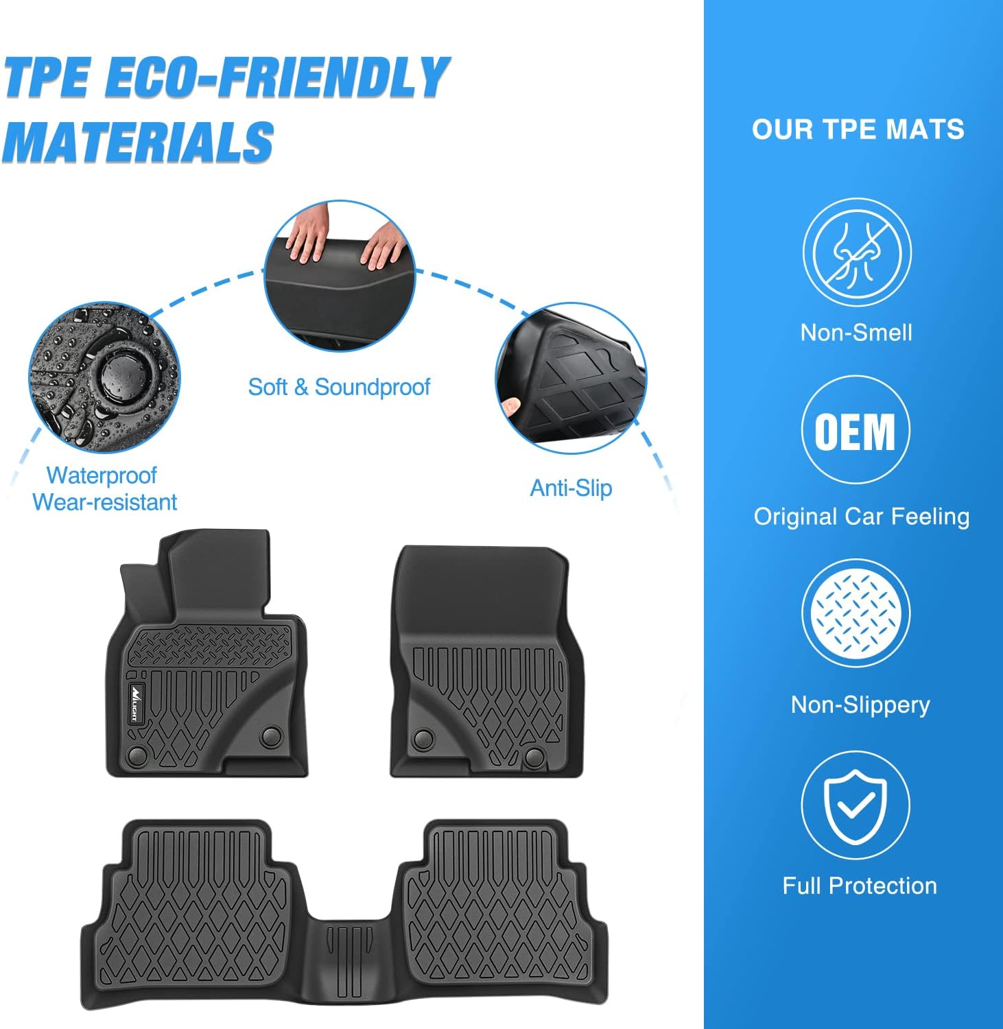 Автомобильные коврики Nilight  – обзор и цена Car Floor Mat Rubber