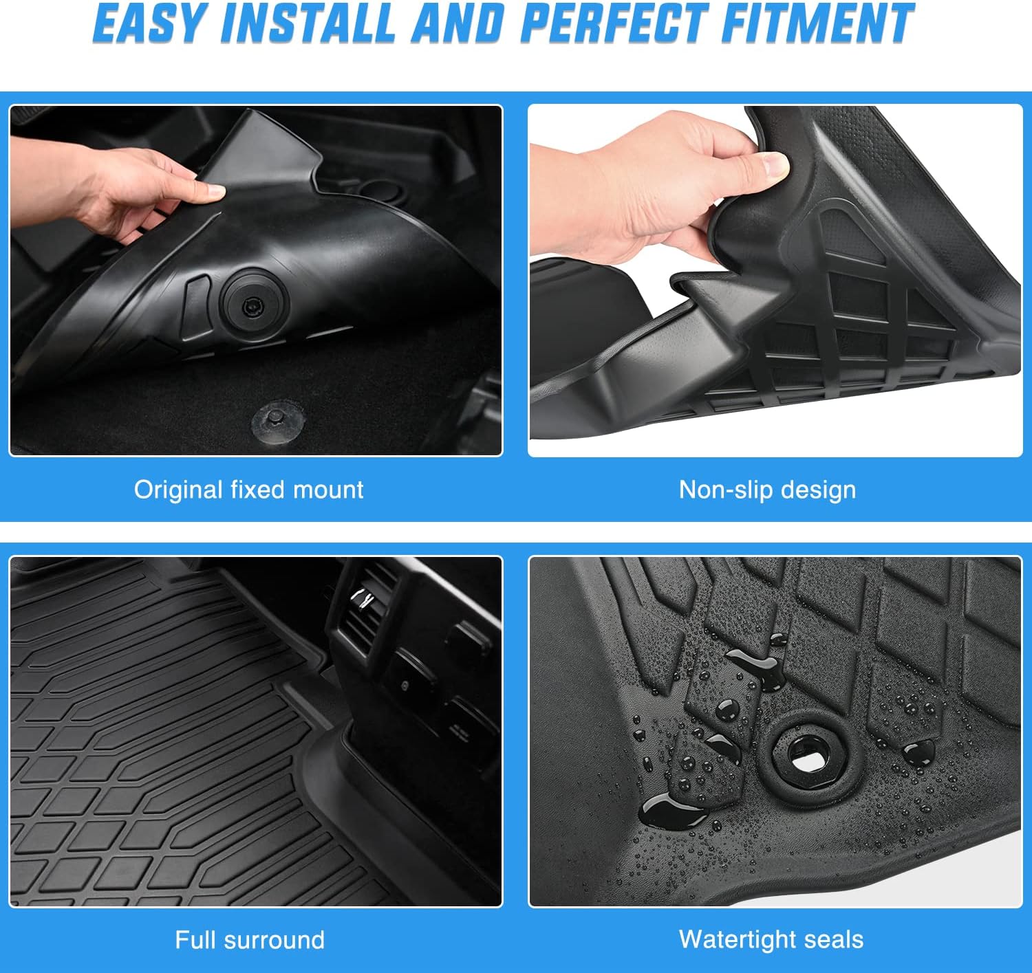Автомобильные коврики Nilight  – обзор и цена Car Floor Mat Rubber