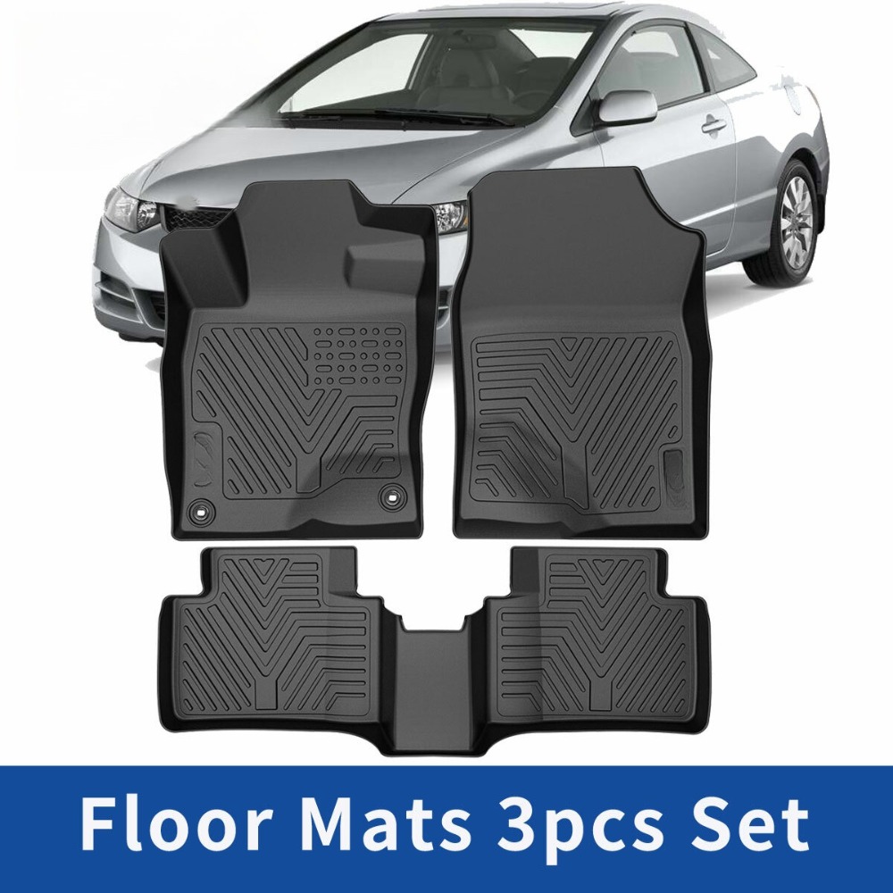 Комплект из 3-х всепогодных пр – обзор и цена Car Floor Mat Rubber