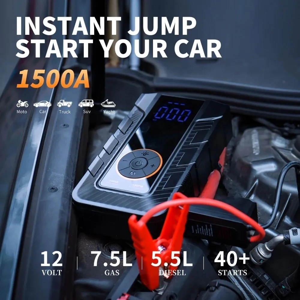Многофункциональное устройство – обзор и цена Portable Jump Starter