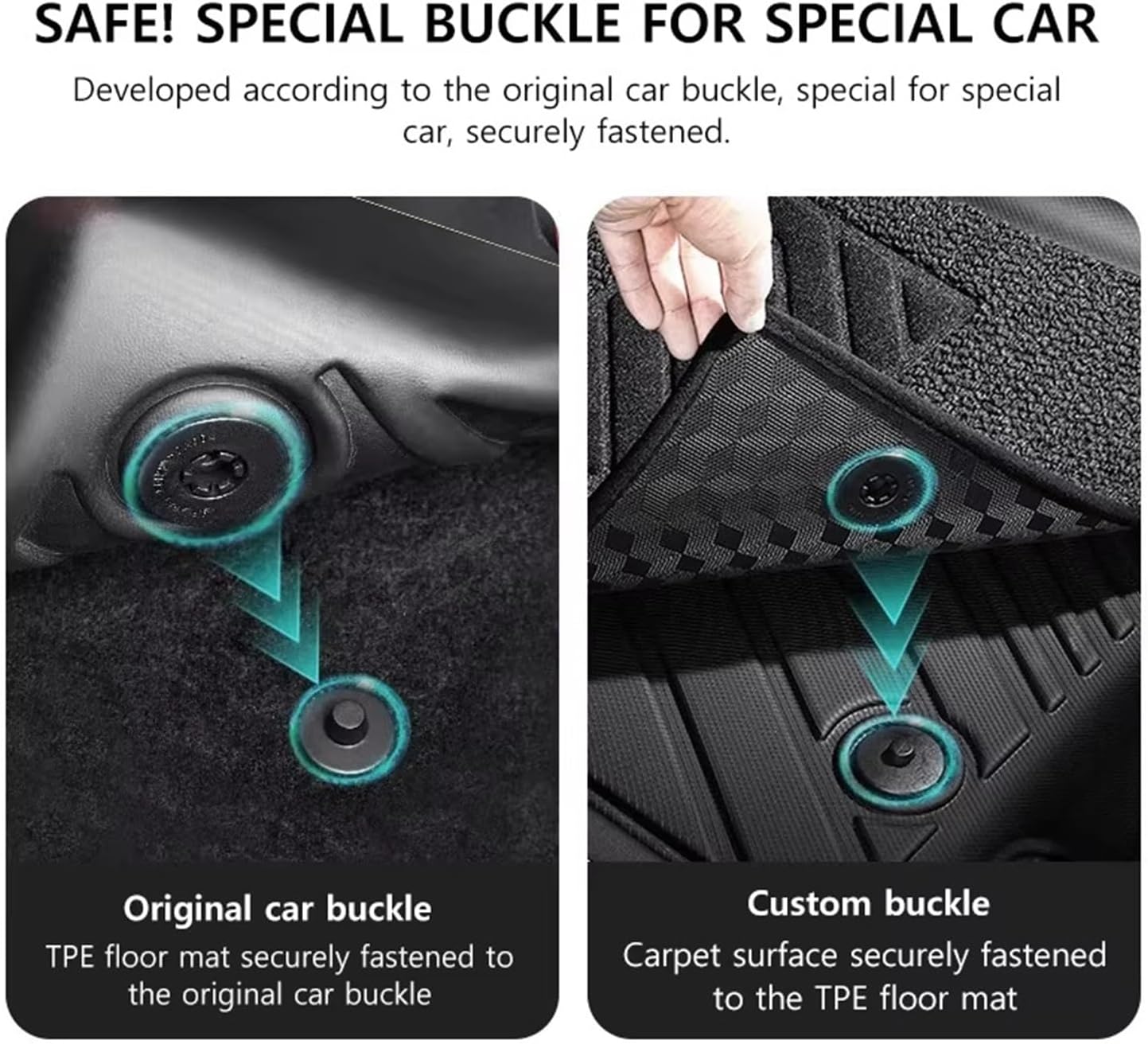 Коврики TPE для полного покрыт – обзор и цена Car Floor Mat Rubber