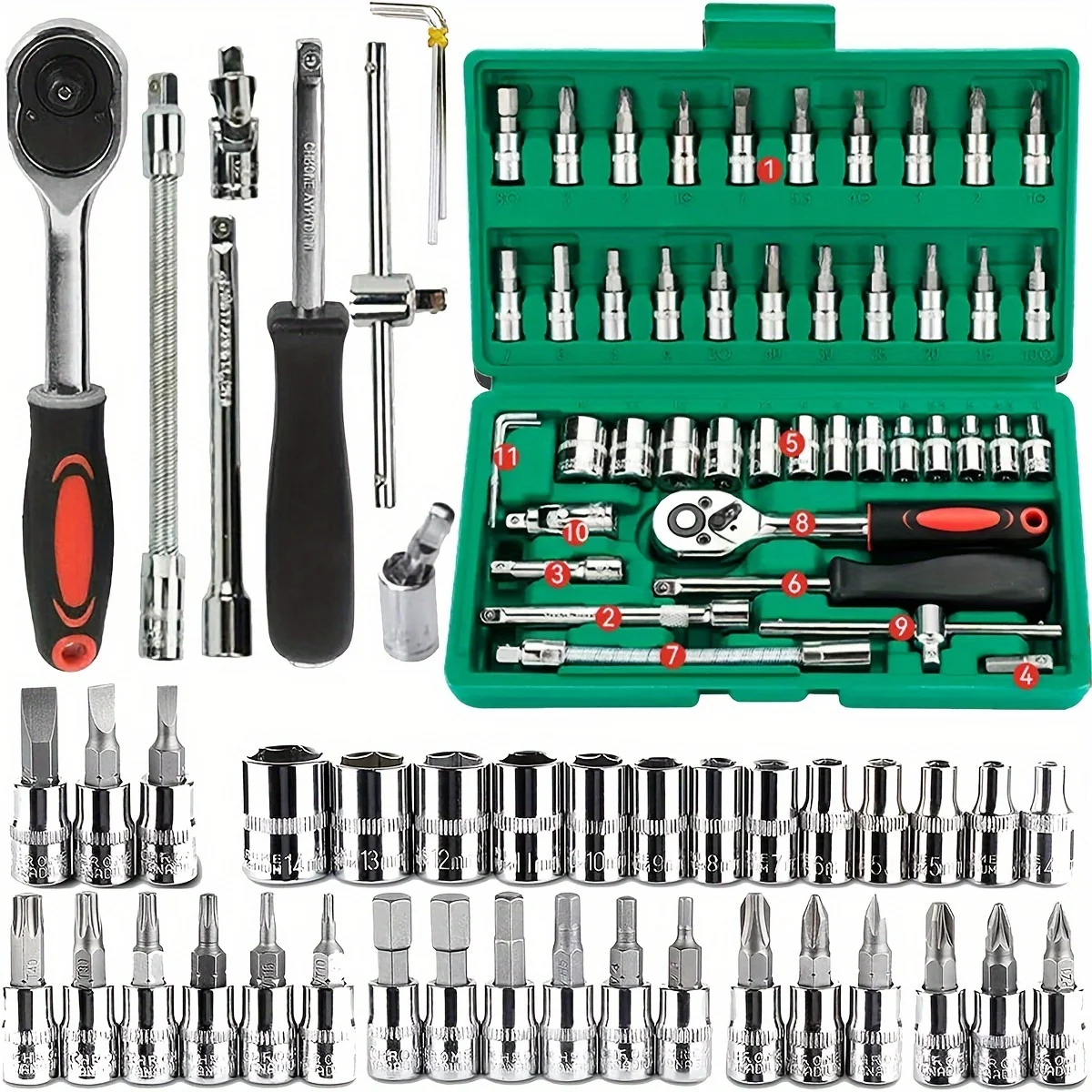 Набор торцевых головок с приво – обзор и цена Car Accessories Workshop